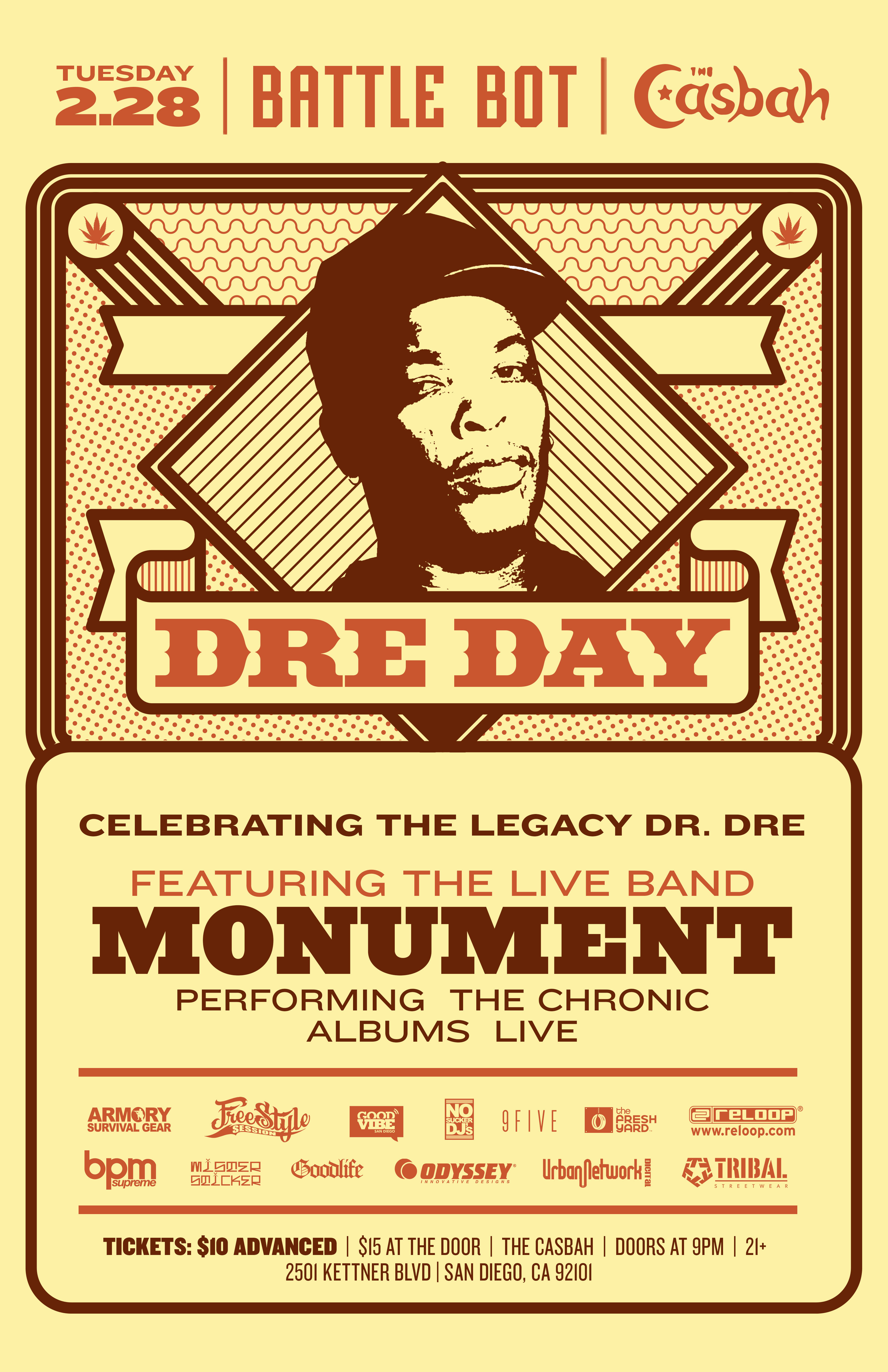 Battle Bot special “Dre Day” edition at the Casbah